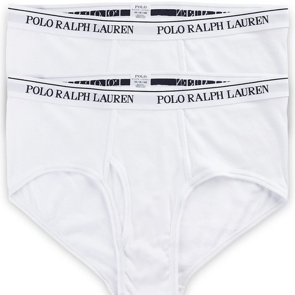 Ralph Lauren  Big and Tall Classic‎ Mid-Rise Brief 2-Pack NEW - Picture 2 of 2